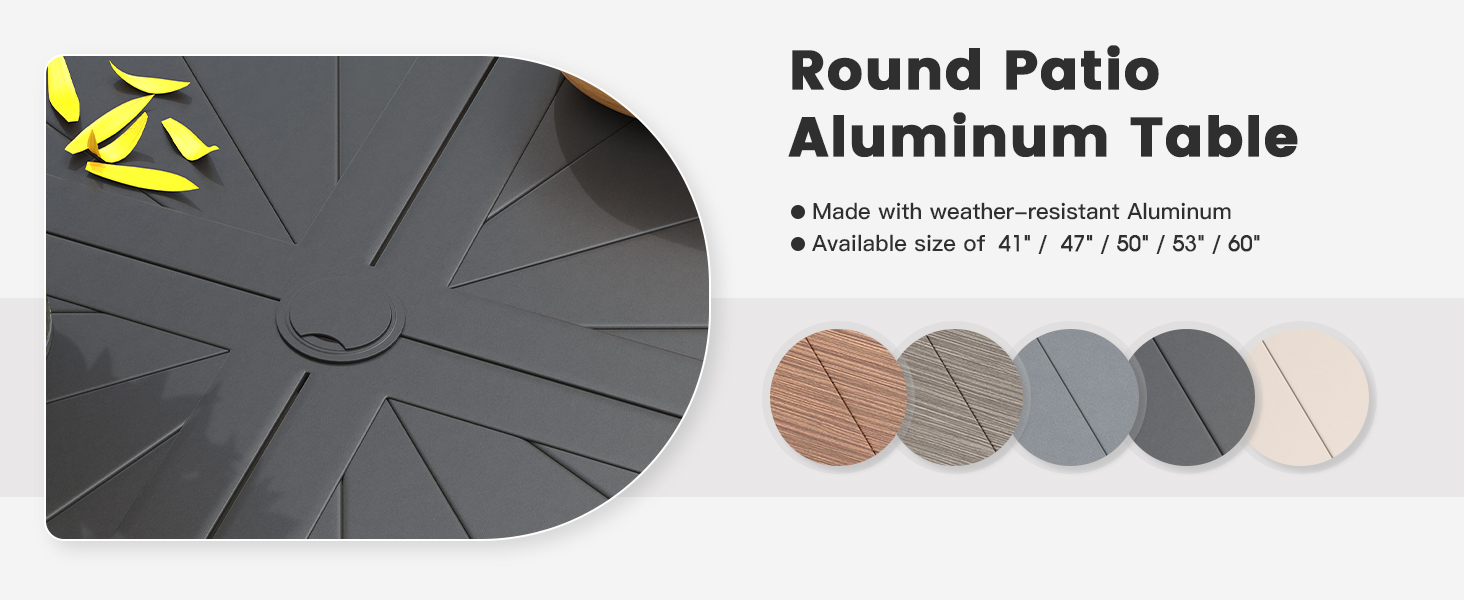 Aluminum Table